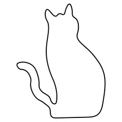 Cat Line Art