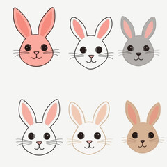 Obraz premium rabbit faces