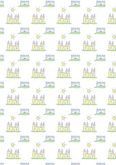 PP Castles Pattern White-001
