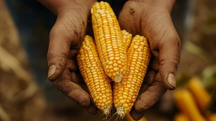 115.Farmers use tablets to analyze data and experiment with growing corn, AI data innovation improves cultivation efficiency for quality
