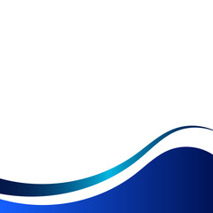 Modern Gradient Wavy Footer