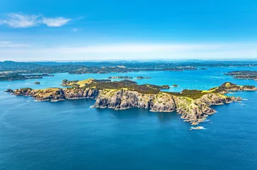 Selbstklebende Fototapeten Urupukapuka Island, Bay of Islands, North Island, New Zealand, Oceania. © Iryna Shpulak