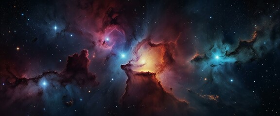 Obraz premium fire in space