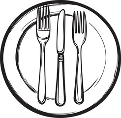 fork and knife