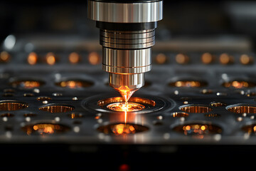 Precision Metal Engraving Process with Industrial Laser Technology for Manufacturing