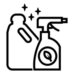 Eco Friendly Cleaning Icon