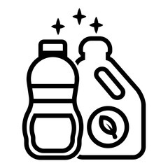 Eco Friendly Cleaning Icon