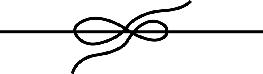 Realistic gift ribbons icon. Gifting box package ribbon and bow elements designs, isolated on transparent background, used as a border for a birthday satin tape knots icon, straight piece of ribbon