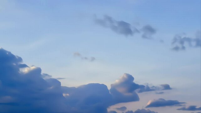 moving cloud view, 4k resolution footage.