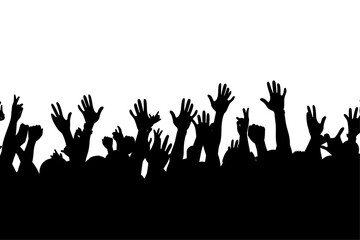 Abstract Black Night Sky Background With Glowing Stars Illustration