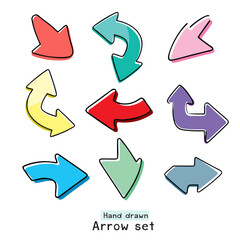 set of colorful arrows
