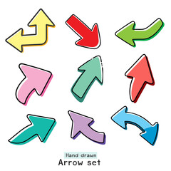 set of colorful arrows