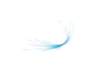 Abstract Blue Water Splash Illustration With Transparent Background