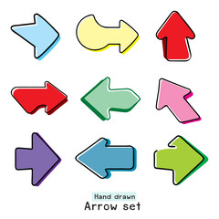 set of colorful arrows
