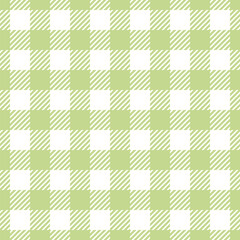 Seamless classic green checkered pattern