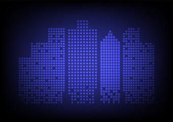 Abstract background with building cityscape