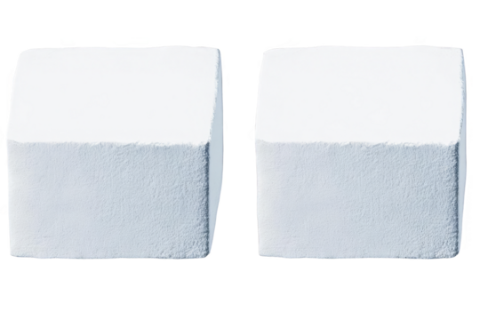 Abstract Cubes Illustration With White Colors And Transparent Background