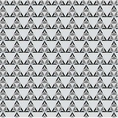 black and white geometric seamless pattern