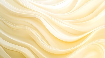 Obraz premium Abstract creamy yellow wave background.