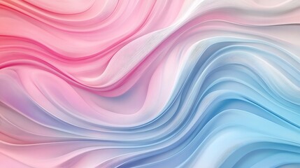 Abstract pastel pink and blue wave background.