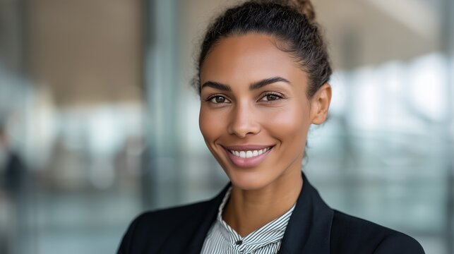 Businesswoman Portrait in Office Environment