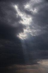 Obraz premium Dramatic sky with clouds. Nature background.