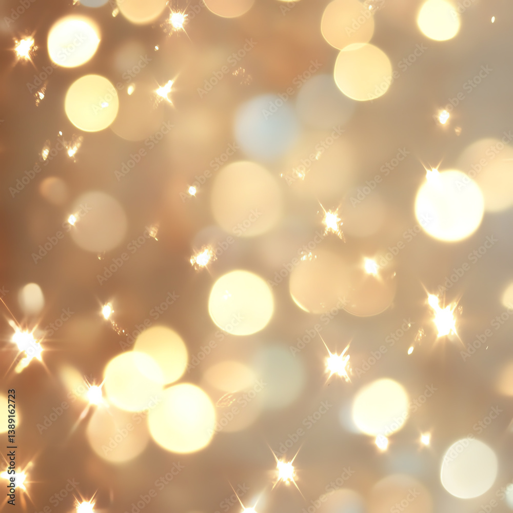 Fototapete a beautiful background filled with glowing bokeh lights, creating a warm and inviting atmosphere per