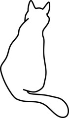 Cat Line Art