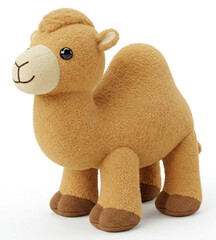 Animal world plush toy, 3d rendering on white background. Jungle or zoo animals as cartoon characters. For toy shop poster, animated film, kids movie or online games reuse.