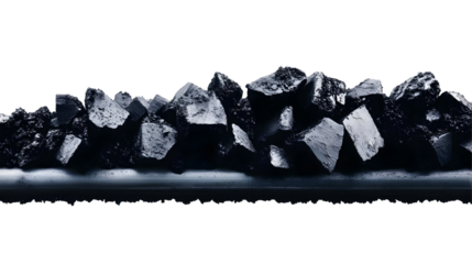 Isolated Ice Crystal Fragment Illustration With Transparent Background