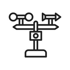Weather Satellite icon vector image. Suitable for mobile apps, web apps and print media.