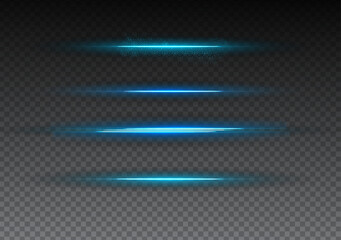 Blue glow lighting effect