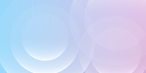 abstract background .blue and pink gradation. circle effect style. modern minimalist.eps 10