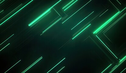 Abstract glowing lines, dark background