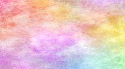 Colorful Abstract Texture With Soft Blended Hues and Dreamy Pastel Colors in Rainbow Pattern