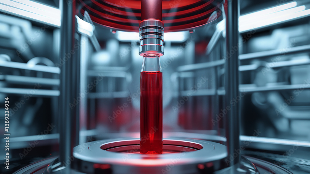 Poster this lab showcases cutting-edge tech creating synthetic blood with nanotechnology for medicine.