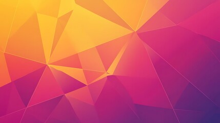Abstract geometric background with warm and cool color gradients.