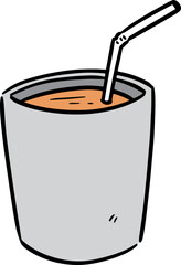 Illustration of beverage cup
