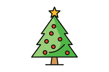 christmas tree vector