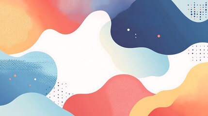 Abstract colorful fluid shapes background. (5)