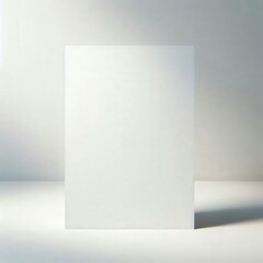 Naklejka premium Realistic letterhead paper mockup, perfect for designers and clients.