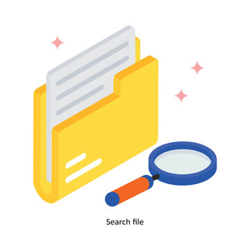 Search file Concept isometric Style Illustrations. Eps 10 File 