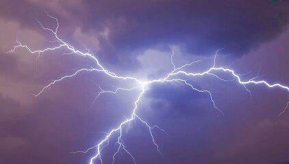 lightning in the sky