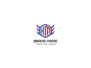 Fototapeta premium Business modern monogram letter logo design
