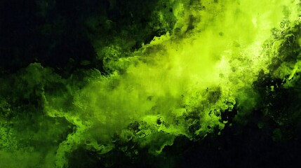 Toxic Green Liquid Background with Bold and Vivid Texture