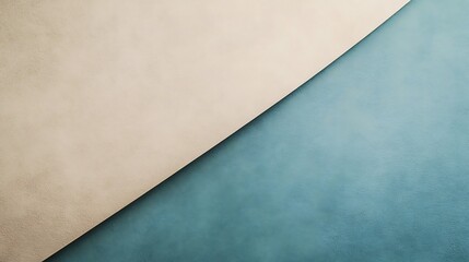 Beige and teal textured paper backdrop.