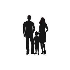 Family and Parenting Silhouette Vector Collection &ndash; Daily Life, Bonding Moments, and Parent-Child Activities