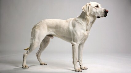 Akbash on studio background
