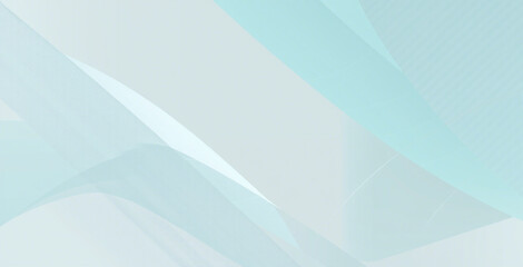Light pastel soft pale dusty gray blue green turquoise cyan silver white abstract pattern background. Geometric. Line stripe angle facet triangle fold. Color gradient.Noise grain.Business, tech.Design