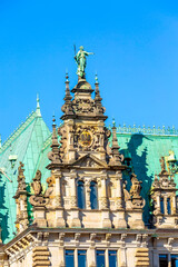 Fototapeta premium Hamburg Rathaus details, Germany